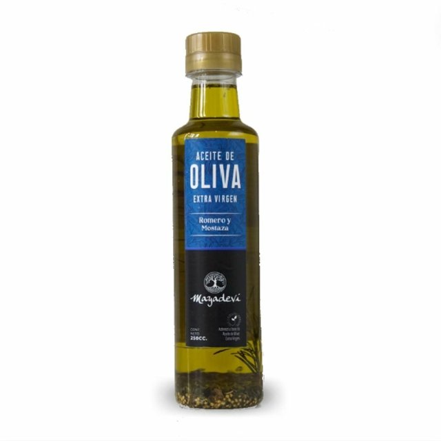 ACEITE DE OLIVA "MAYADEVI" EXTRA VIRGEN KAPHA PIMENTON Y AJO X 250 CC