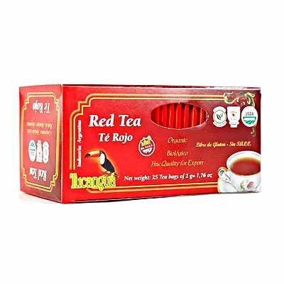 Te Rojo. "tucangua" Organico X 25 Saquitos.