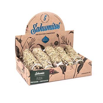 Sahumitos "sagrada Madre" Ruda  Proteccion Purificacion X 5