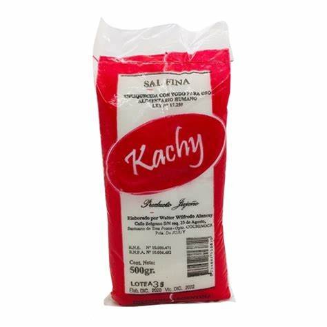 SAL FINA "KACHY" ENRIQUECIDA CON YODO X 500 GR