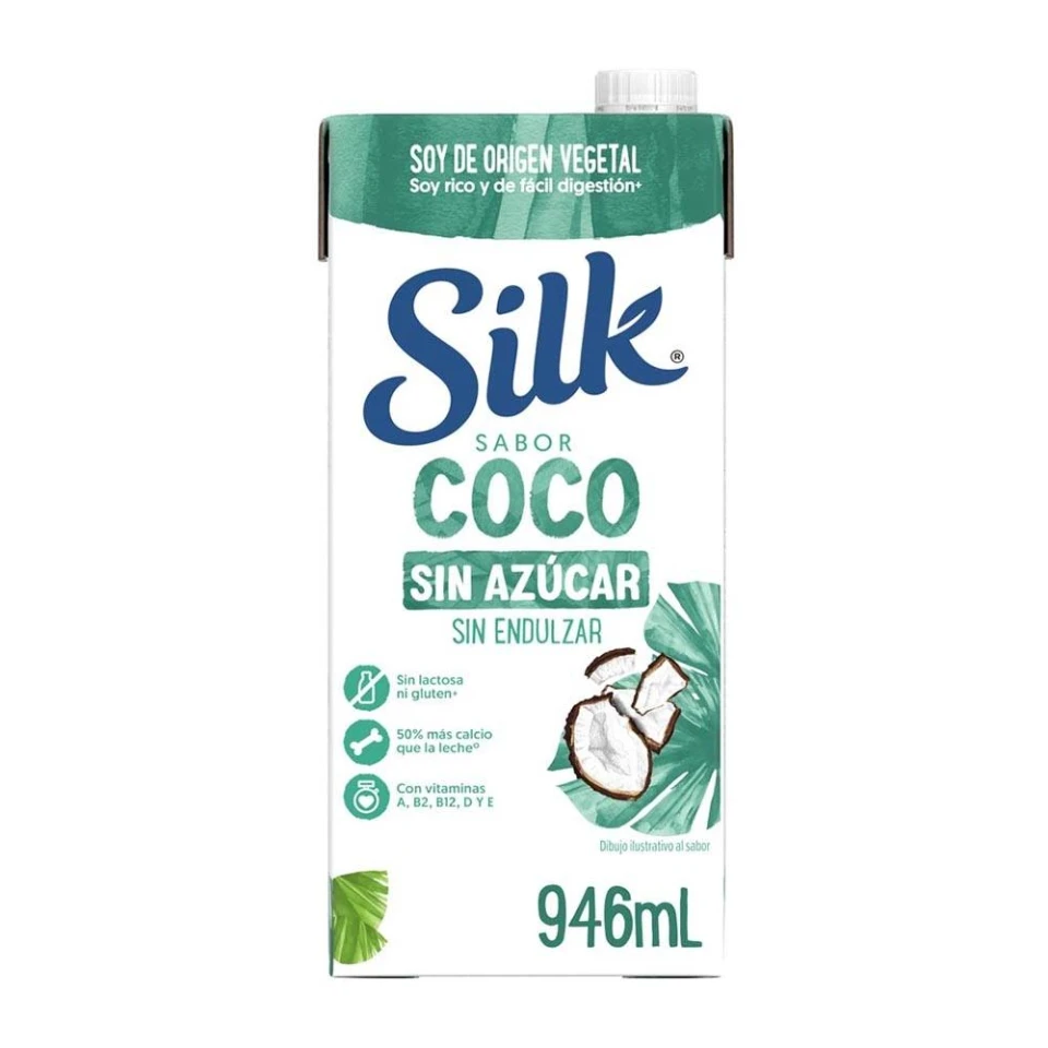 Leche De Coco "silk" Sin Azucar X Lt