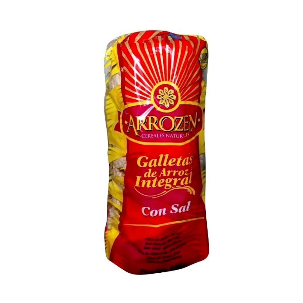 Galletas "arrozen" De Arroz Integral Con Sal X 100 Gr