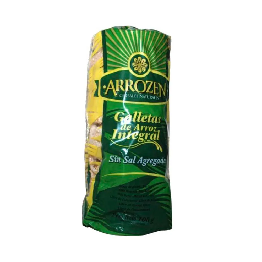 Galletas "arrozen" Arroz Integral Sin Sal X 100 Gr