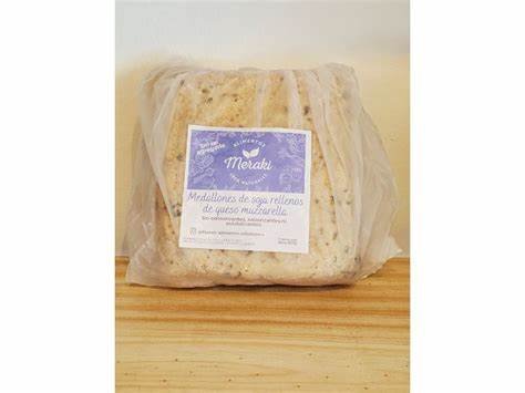 Medallones ¨meraki¨ De Soja Rellenos Con Queso X 4