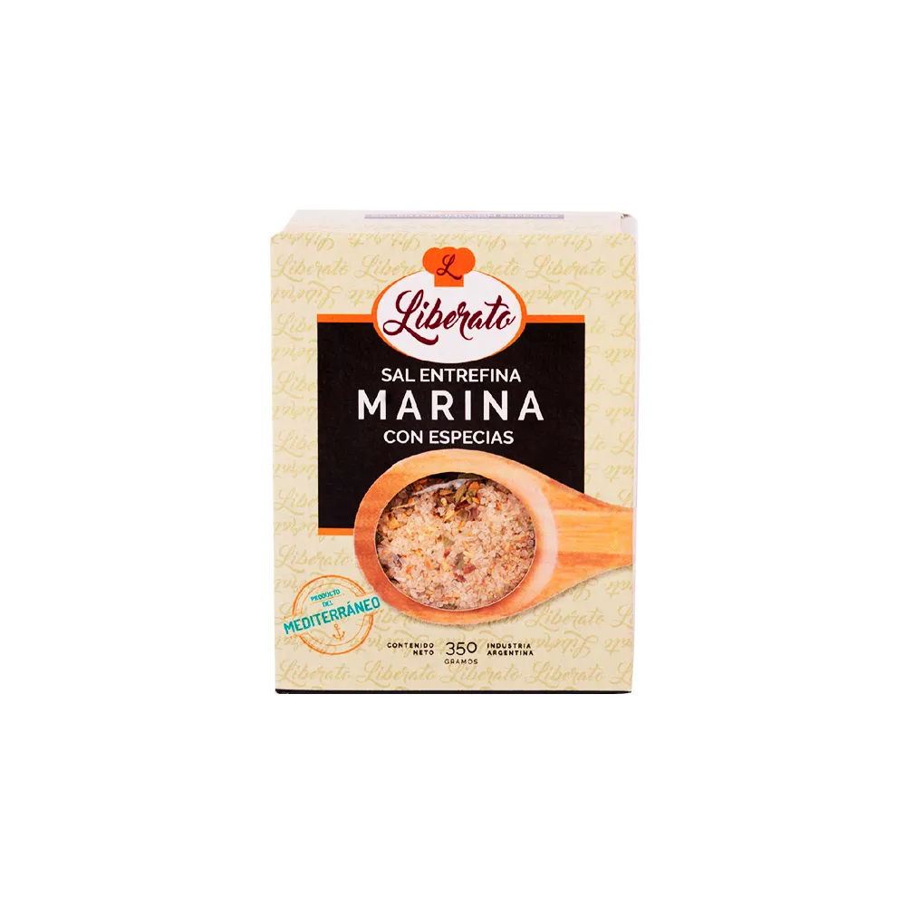 SAL MARINA ENTREFINA "LIBERATO" CON ESPECIAS X 350 GR
