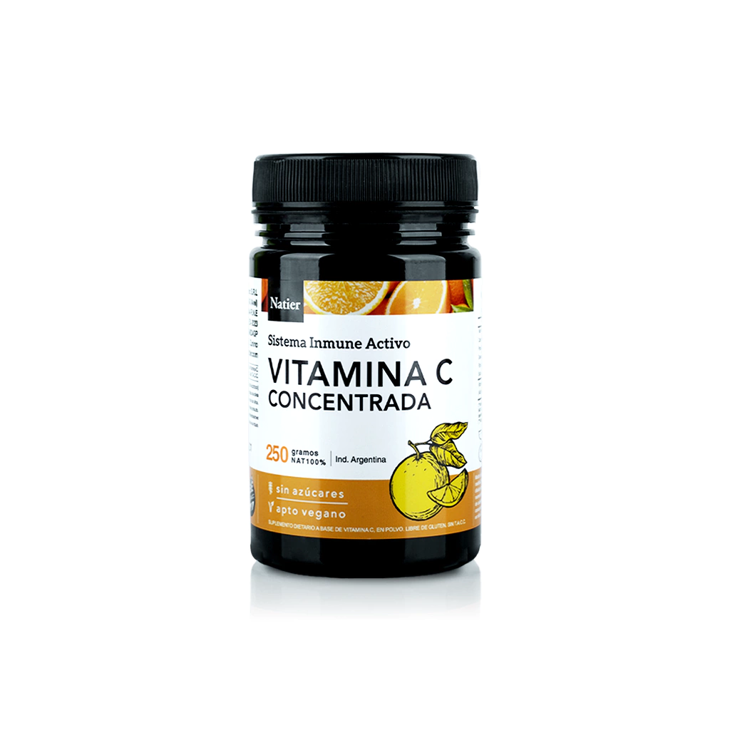Vitamina C Concentrada "natier" 250 Gr. En Polvo