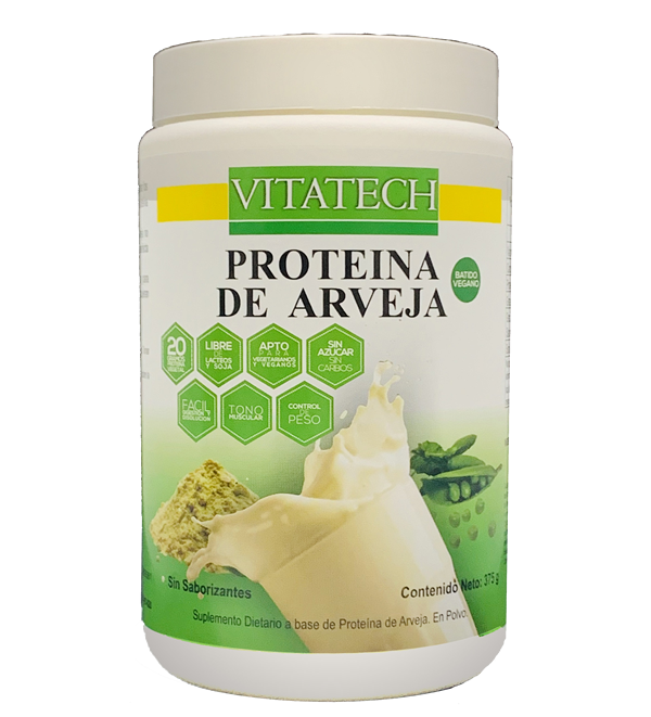 Proteinas De Arvejas "vitatech" Sin Sabor X 375 Gr