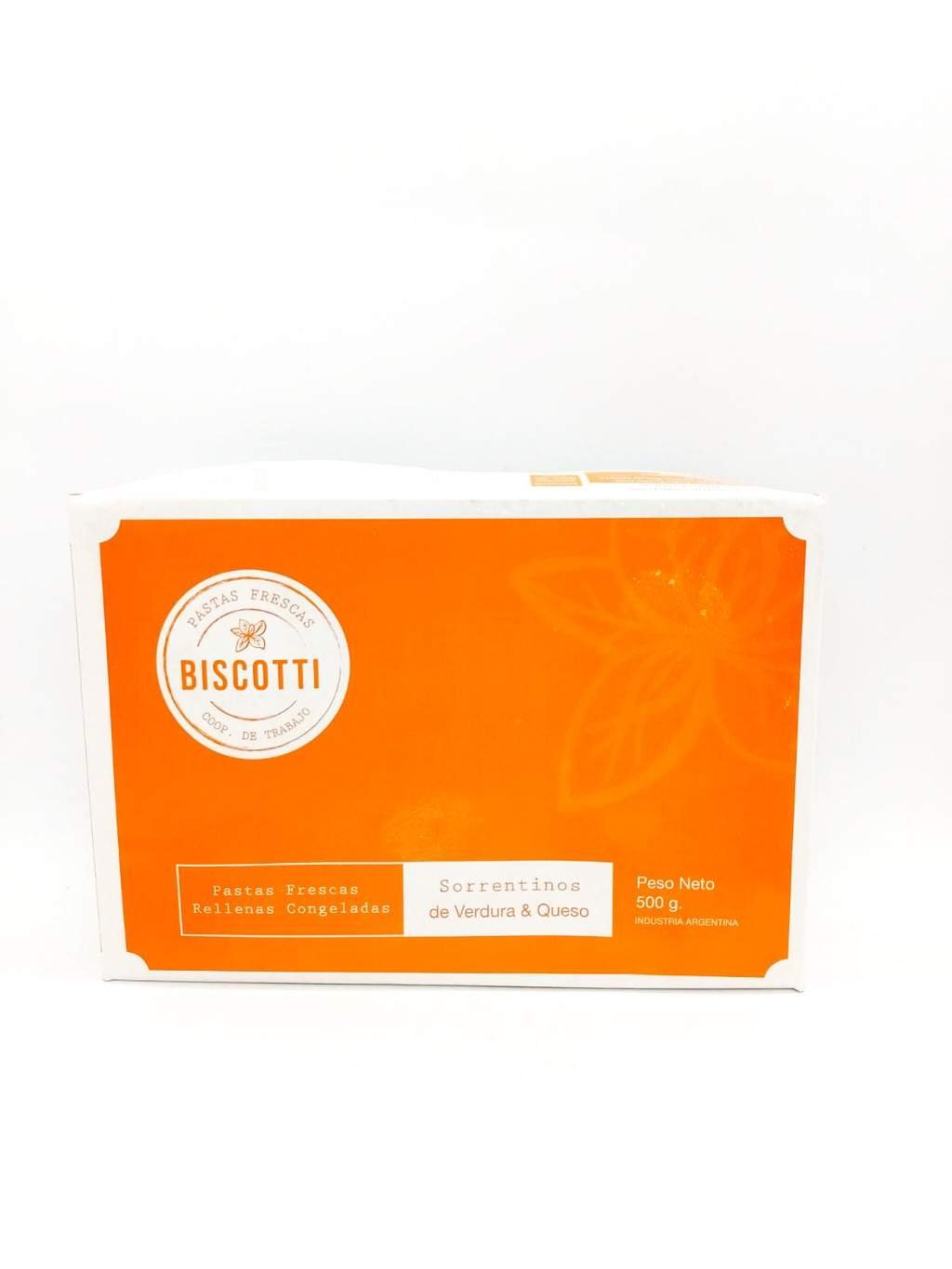 Sorrentinos "biscotti" Verdura Y Queso X 500g