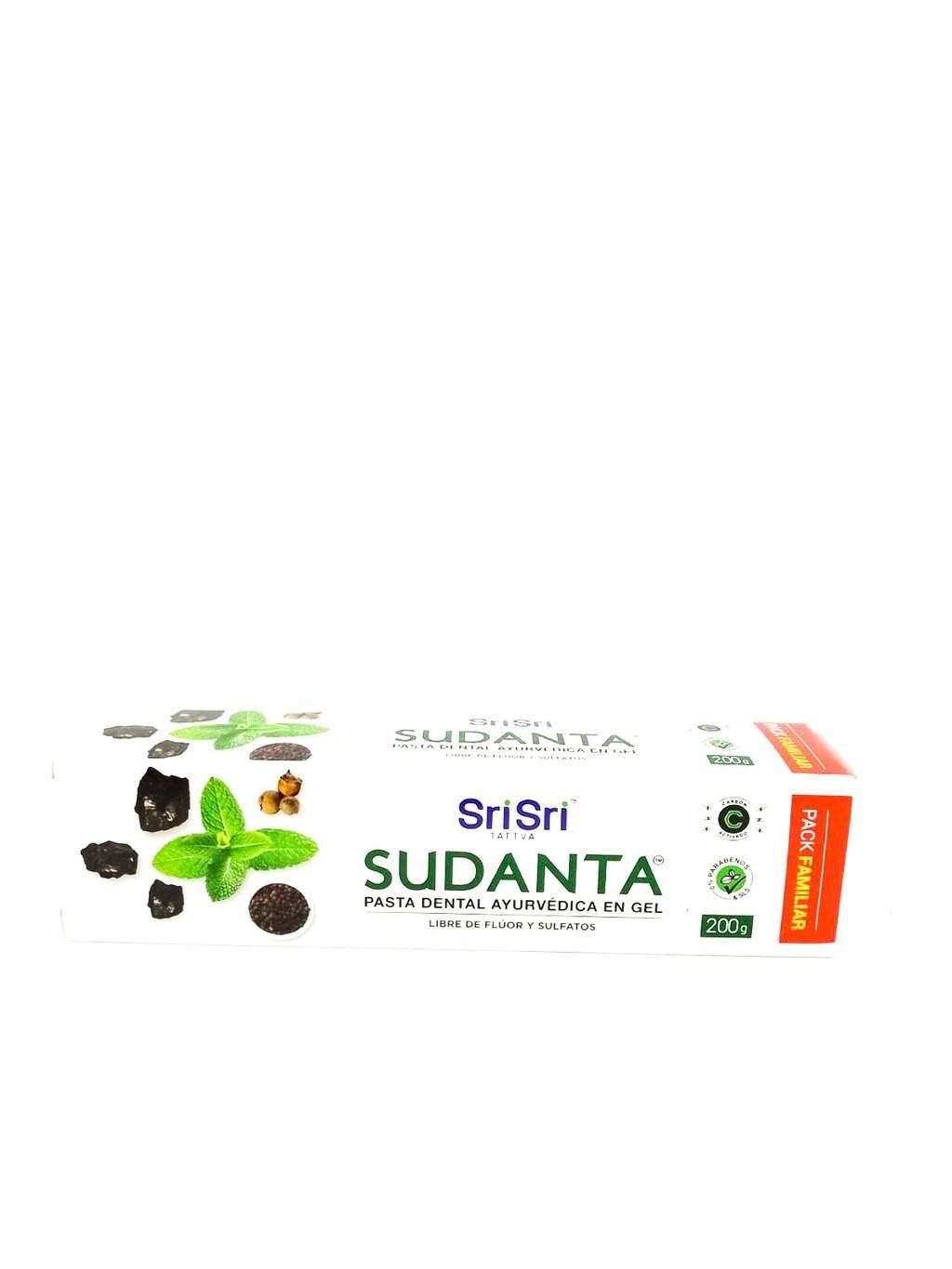 Pasta Dental Ayurvedica "sudanta" En Gel Libre De Fluor Y Sulfatos 200g