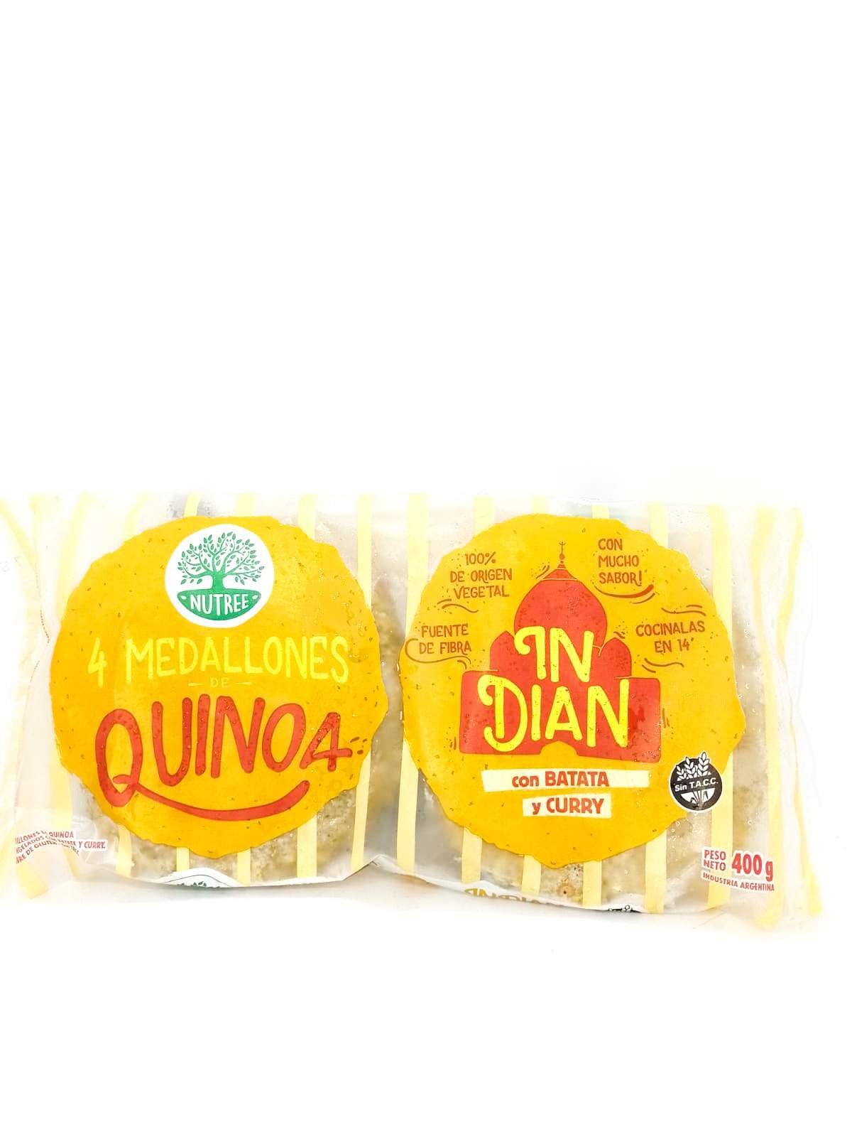 Medallones De Quinoa "nutree" Con Batata Y Curry X4u