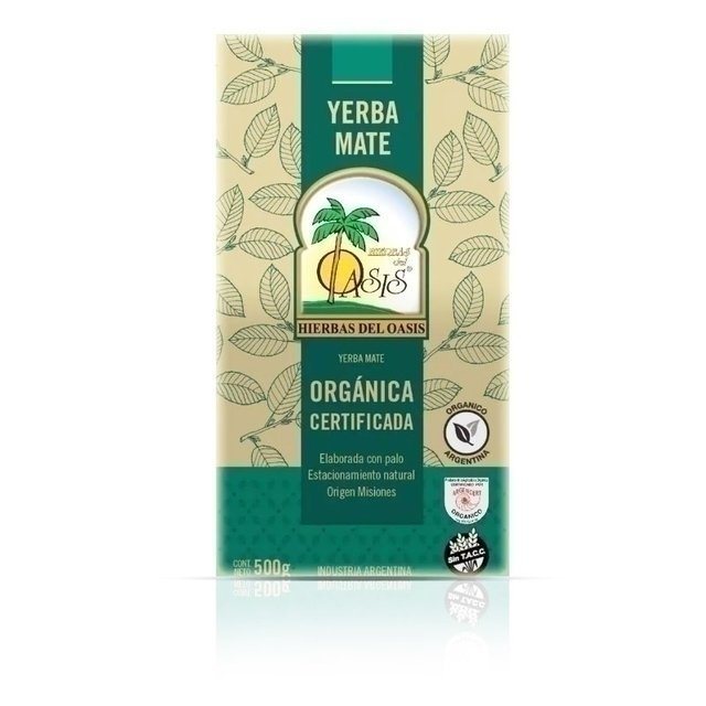 Yerba Mate "hierbas Del Oasis" Organica X 500 Gr