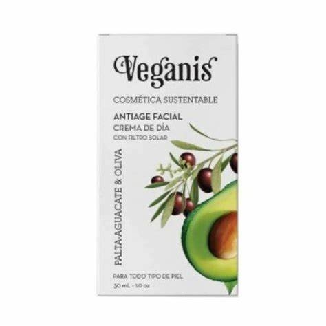 Crema Facial "veganis" Palta Y Oliva 30 Ml