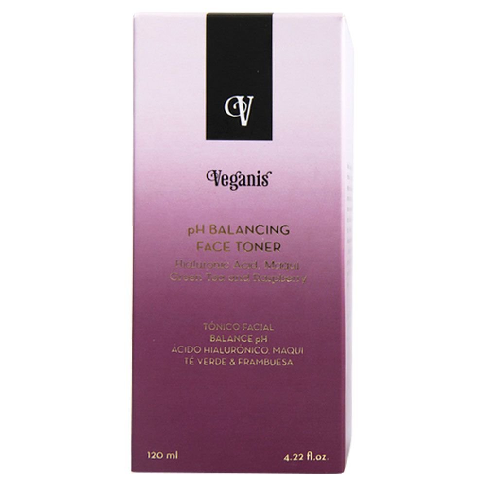 Tonico Facial "Veganis" Balance Ph Te Verde Y Frambuesa. Acido Hialuronico 120 Ml