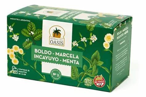 Te ¨hierbas De El Oasis¨ Boldo 37.50 Gr