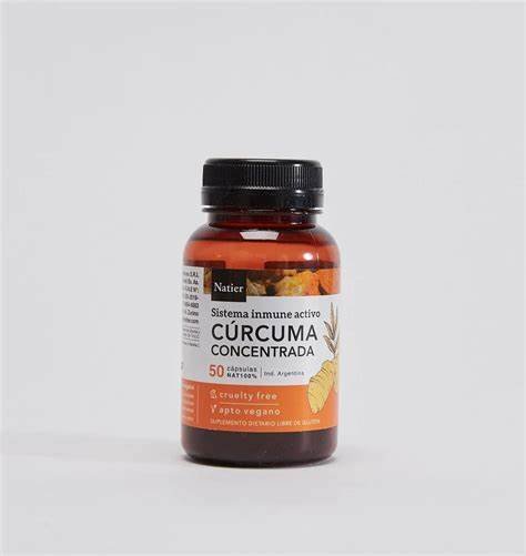 Suplemento Diertario "natier" Curcuma + Pimienta Negra 50 Und