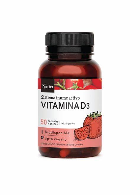 Suplemento Dietario "natier" Vitamina D3 50 Und