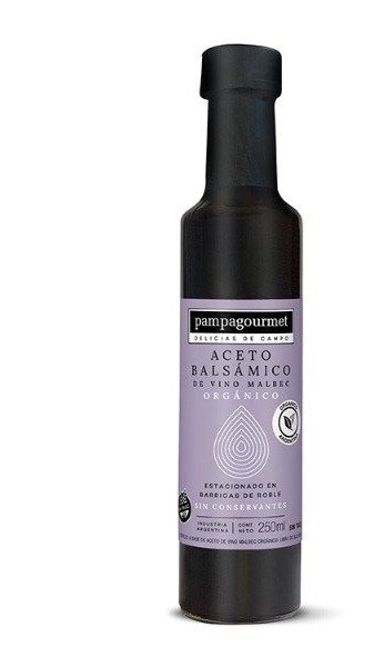 ACETO BALSAMICO "PAMPAGOURMET" ORGANICO X 250 ML