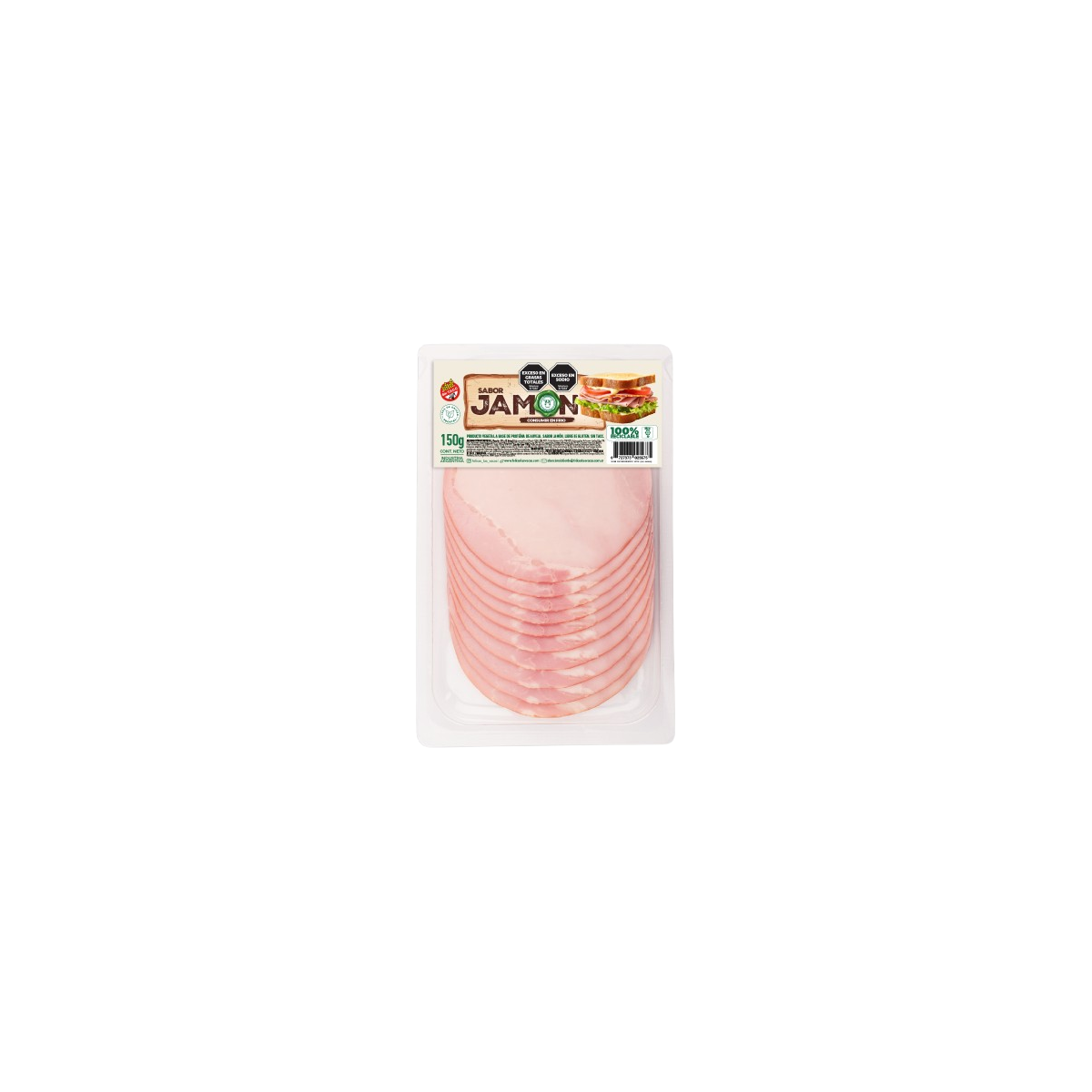 Jamon Vegano "felices Las Vacas" X 150 Gr