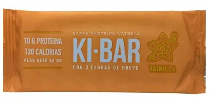 Barra Proteica Natural "ki-bar" Vainilla X 40 Gr