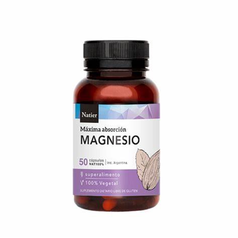 Suplemento Dietario "natier" Magnesio 50 Unid