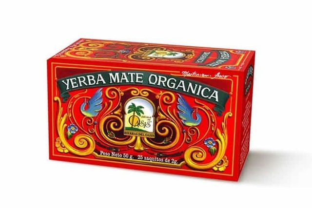 Yerba Mate "hierbas Del Oasis" Organica X 25 Saquitos