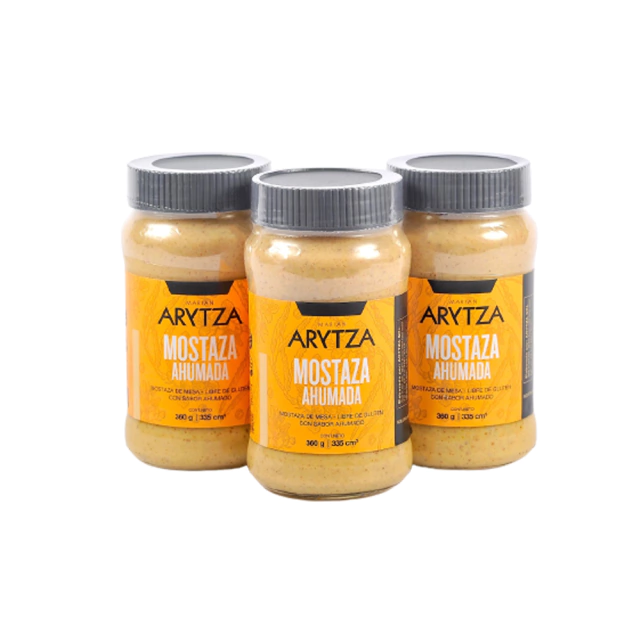 MOSTAZA "ARYTZA" AHUMADA X 360 GR