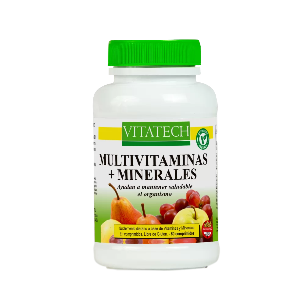 Multivitaminas + Minerales " Vitatech" 30 Capsulas