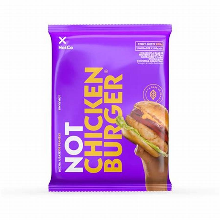 Medallon A Base De Plantas "not Co" Chicken Burger X 2