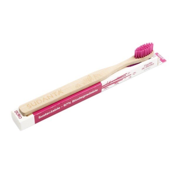 Cepillo De Dientes De Bambu "sudanta" Duro Sustentable Xu