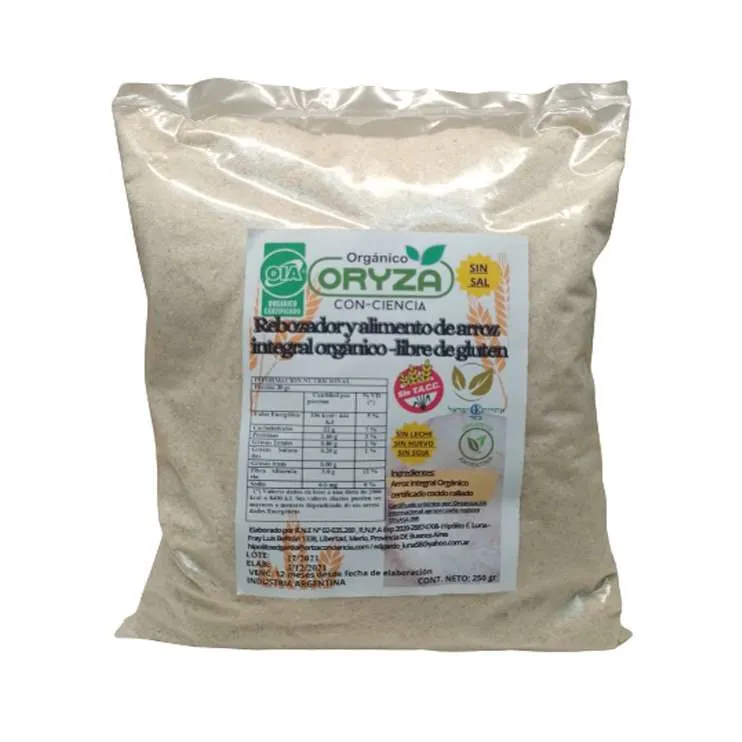 Rebozador Organico "oryza" Sin Sal X 250 Gr