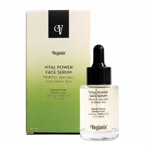 Serum Facial "veganis" Power Vital Match Espirulina Y Te Verde 30 Ml