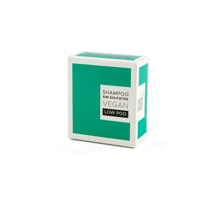 Shampoo Solido "pura Soap" Vegan Aloe Cabello Neutro X 60 Gr