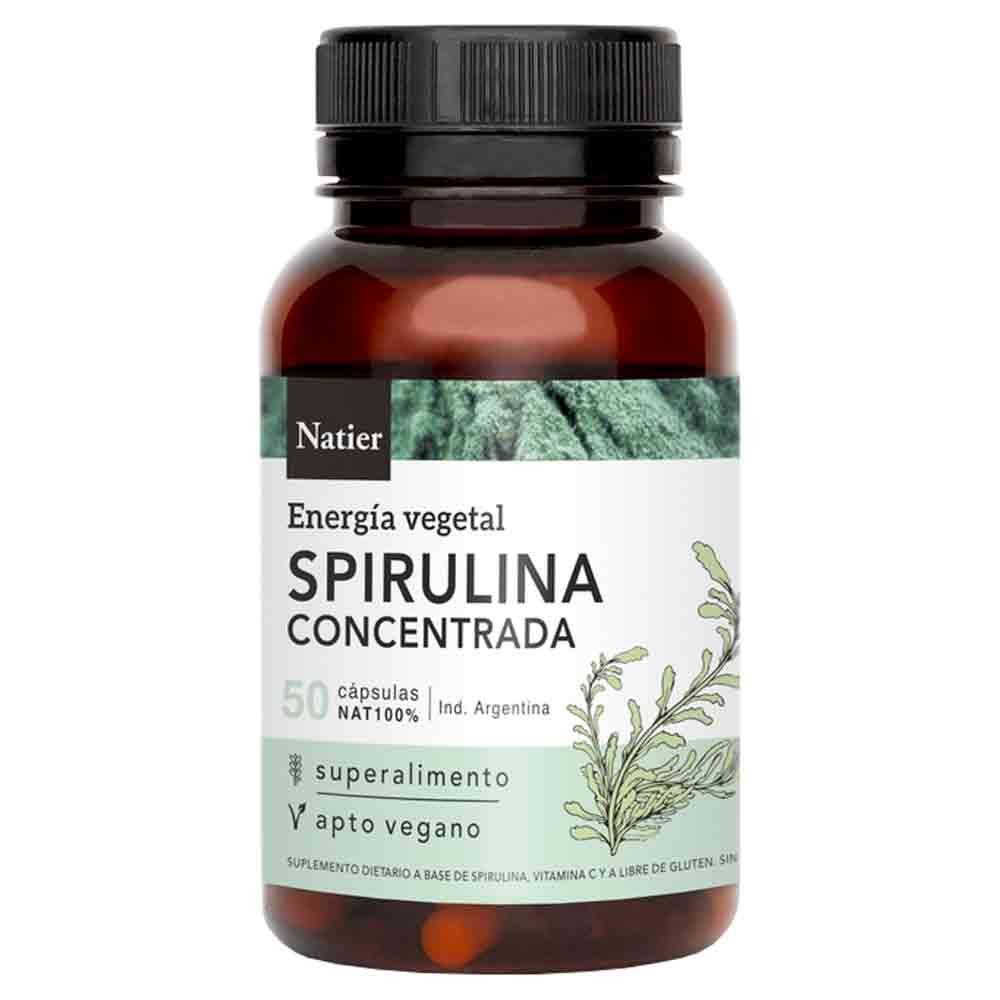 Suplemento Dietario "natier" Spirulina Concentrada 50 Und