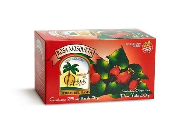 Te "hierbas Del Oasis" Rosa Mosqueta X 25 Saq.