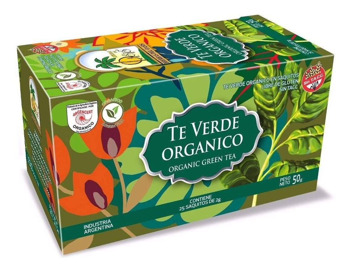 Te Verde Organico "hierbas Del Oasis" X 25 Saq.