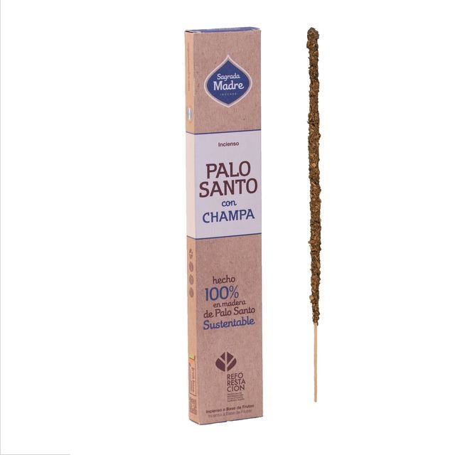 Sahumerio  De Palo Santo "sagrada Madre" Con Champa