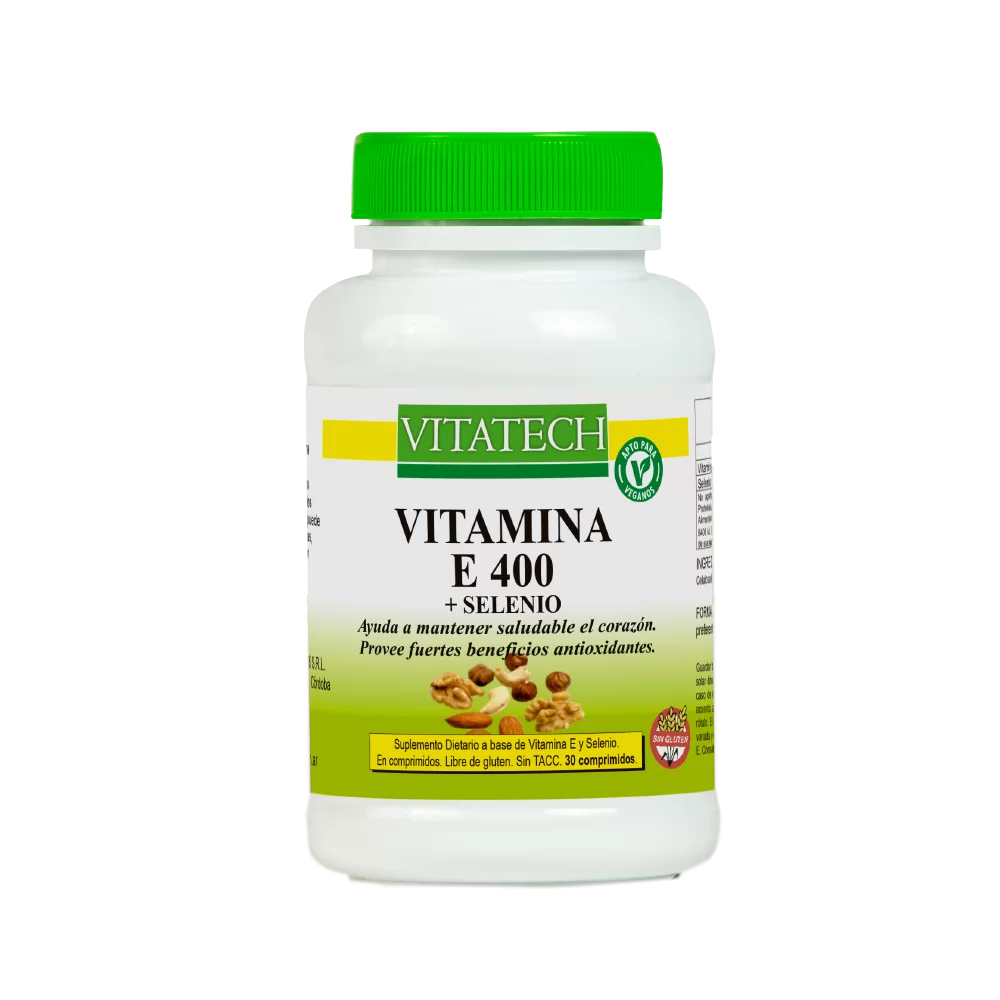 Vitamina E 400 " Vitatech" 30 Capsulas