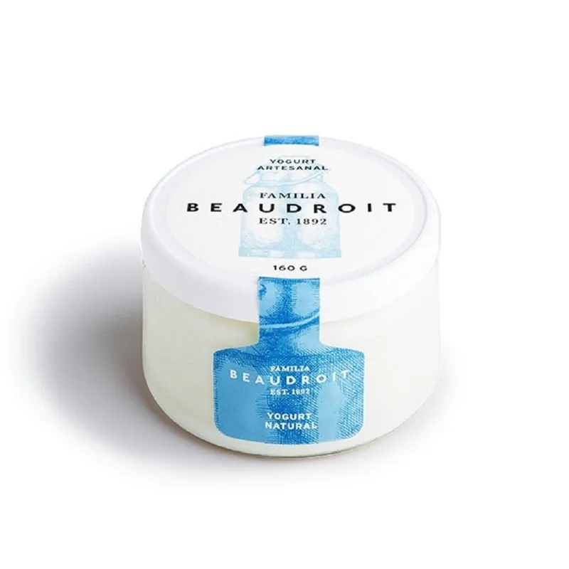 YOGURT NATURAL ¨BEAUDROIT¨ ENTERO X 160 GR