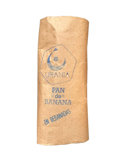 PAN DE BANANA "URANIA" LIBRE DE HARINAS, DE GLUTEN Y 100% VEGETAL