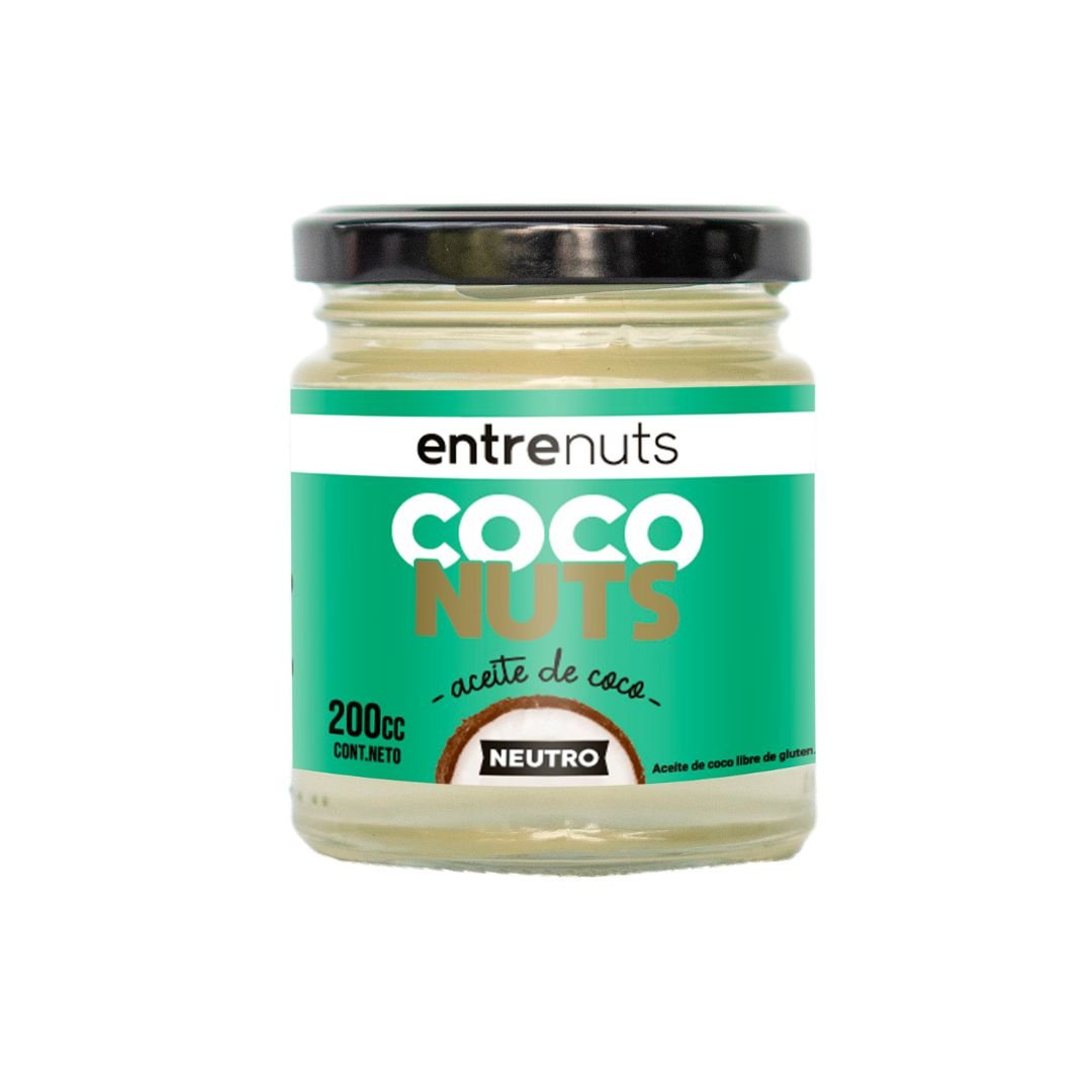 ACEITE DE COCO NEUTRO "ENTRE NUTS" X 200 CC