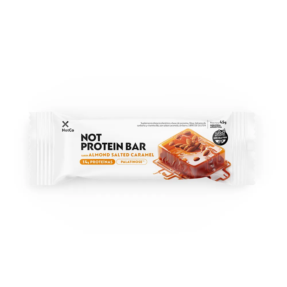 BARRA PROTEICA "NOT CO" ALMOND SALTED CARAMEL X 45 GR