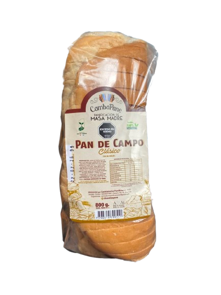 Pan de Campo de Masa Madre "Camba Pane" Clasico x 800 gr
