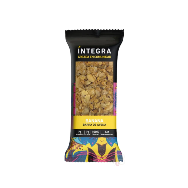 BARRA DE AVENA "INTEGRA" SABOR BANANA