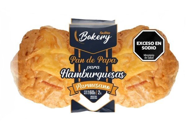 PAN DE PAPA "FACILITAS" BAKERY CON PARMESANO X 2