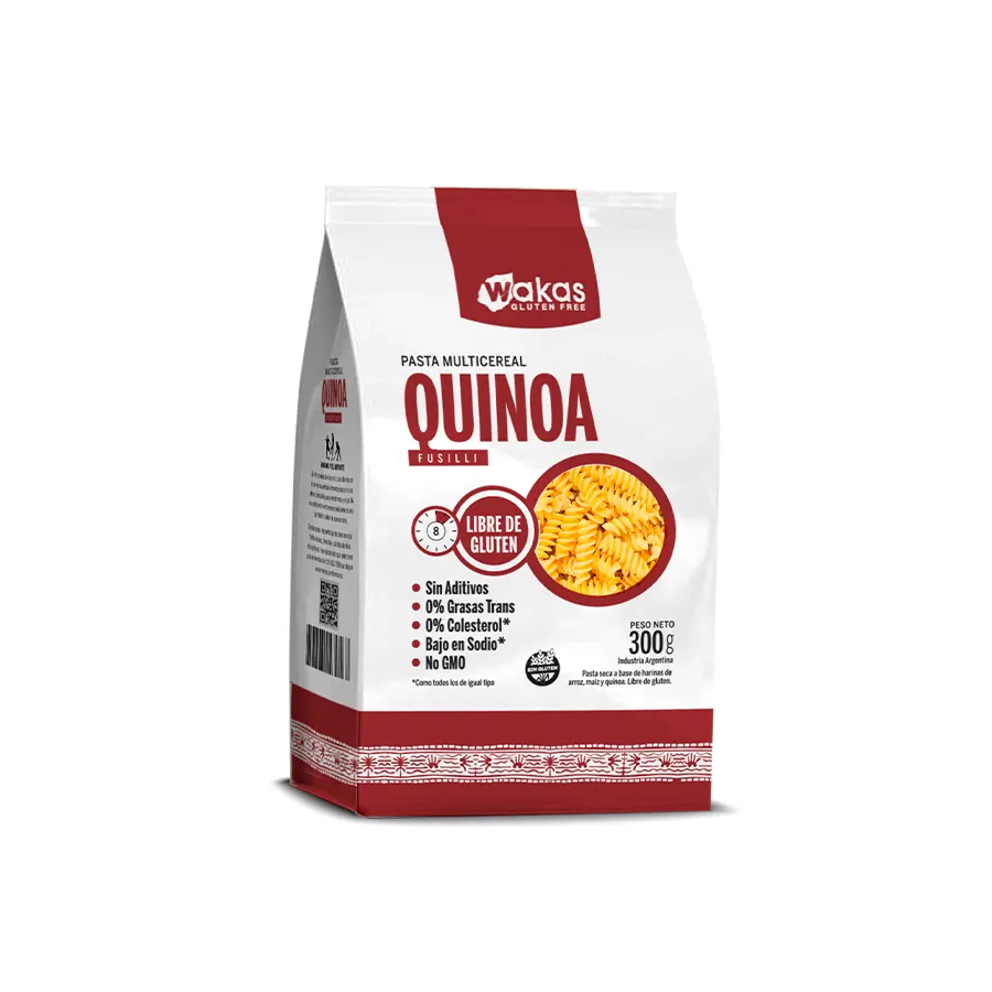 PASTA MULTICEREAL "WAKAS" QUINOA X 300 GR