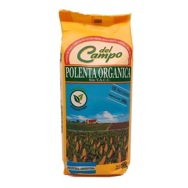 POLENTA ORGANICA "DEL CAMPO" SIN TACC X 500 GR