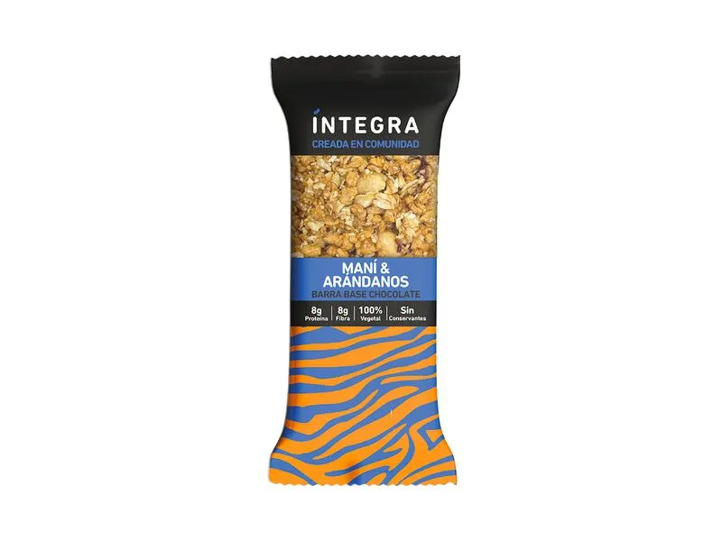 BARRA DE MANI Y ARANDANOS "INTEGRA" X 40GR