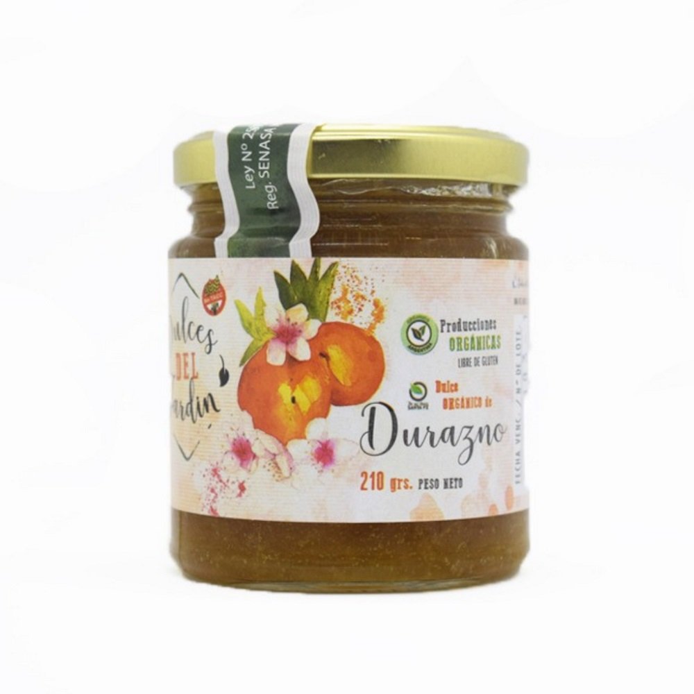 MERMELADA "DULCES DEL JARDIN" DURAZNOS X 210 GR