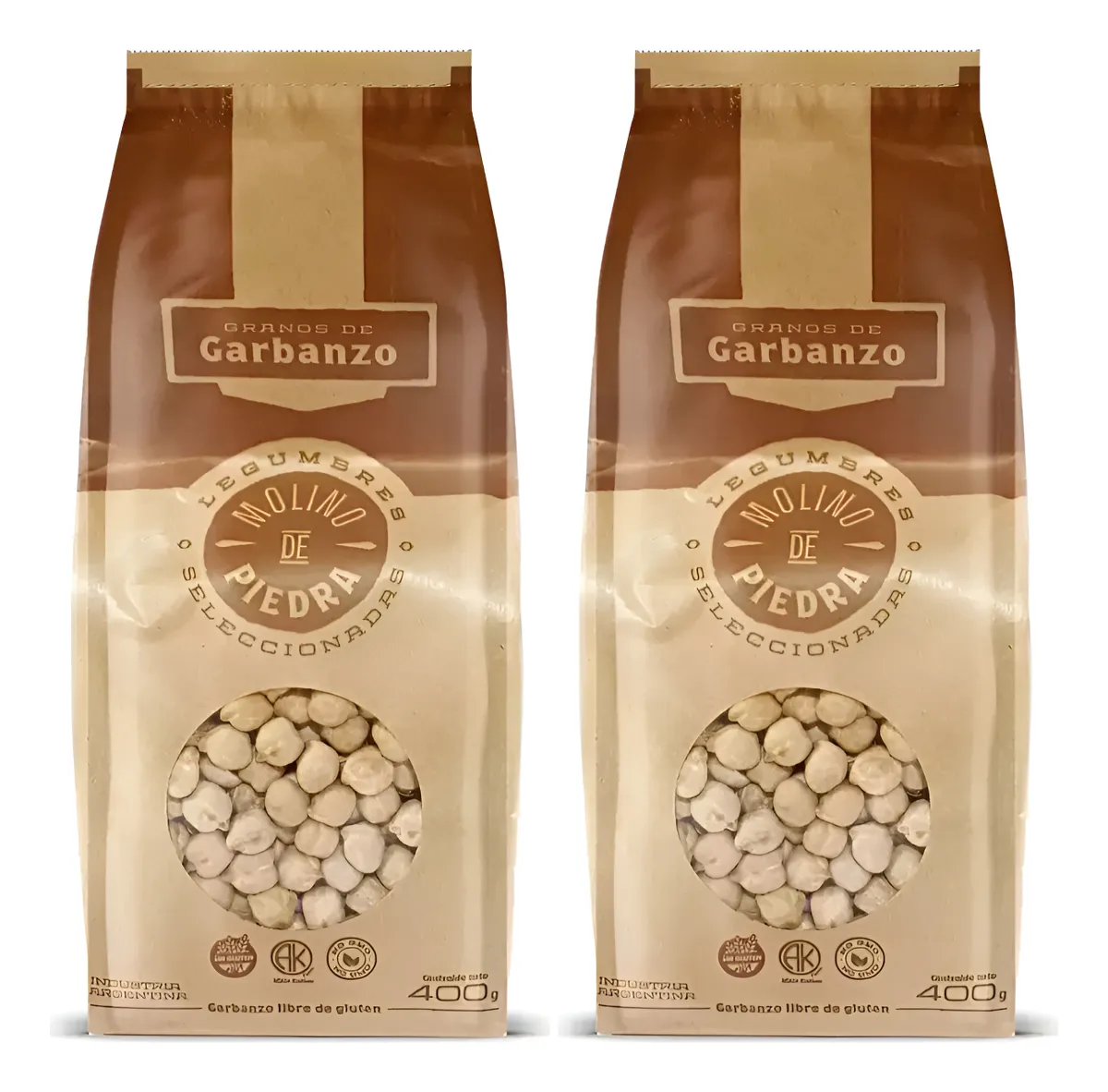 GRANO GARBANZO "MOLINO DE PIEDRAS" X 400GR