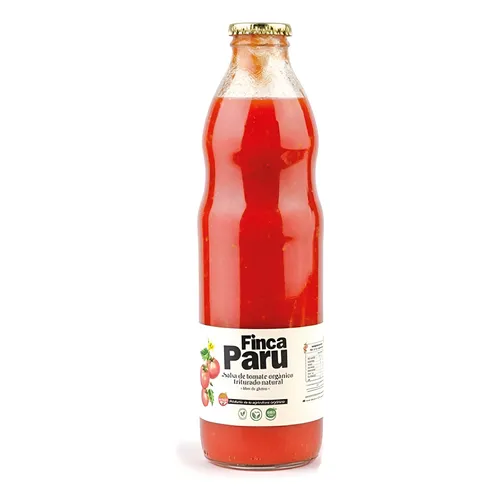 TOMATE TRITURADO "FINCA PARU" ALBAHACA Y AJO X 950